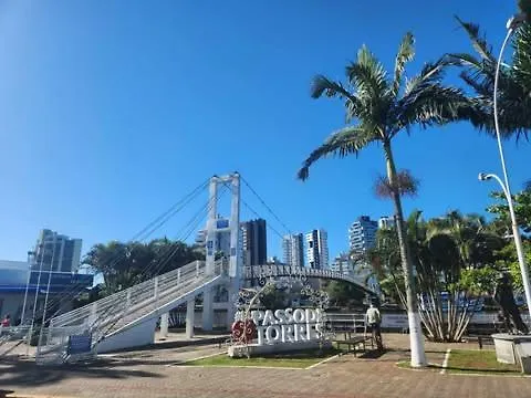 Apartamento - 4 Pe Na Areia Proximo A Lagoa E Rio Passo de Torres Apartmán
